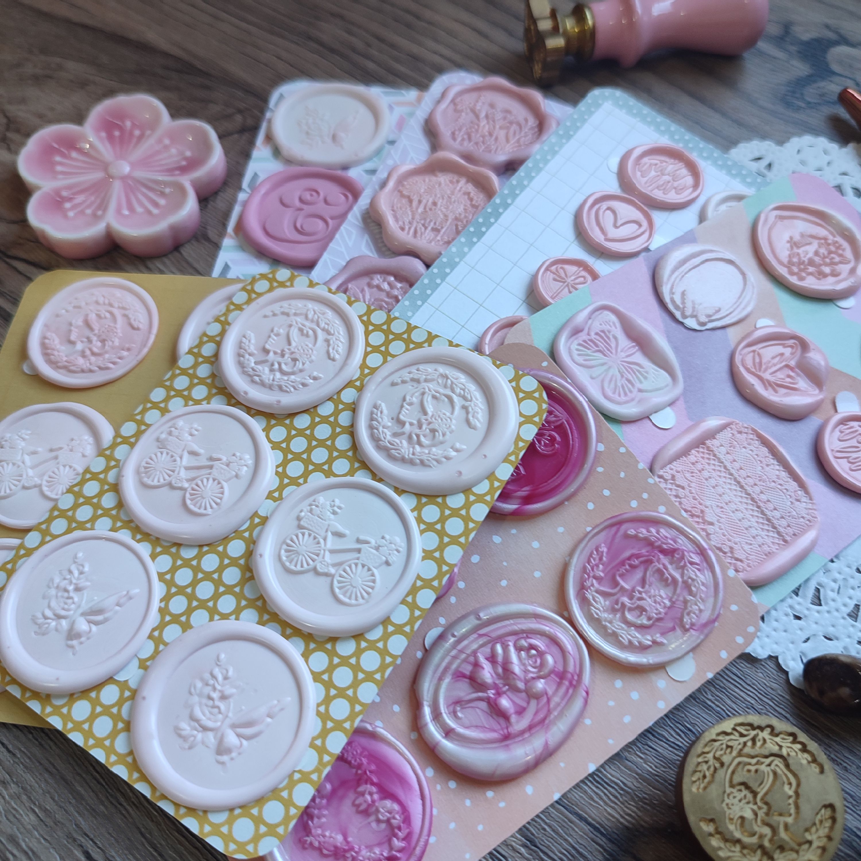 Pre-made Wax Seals Pastel Collection Set 5
