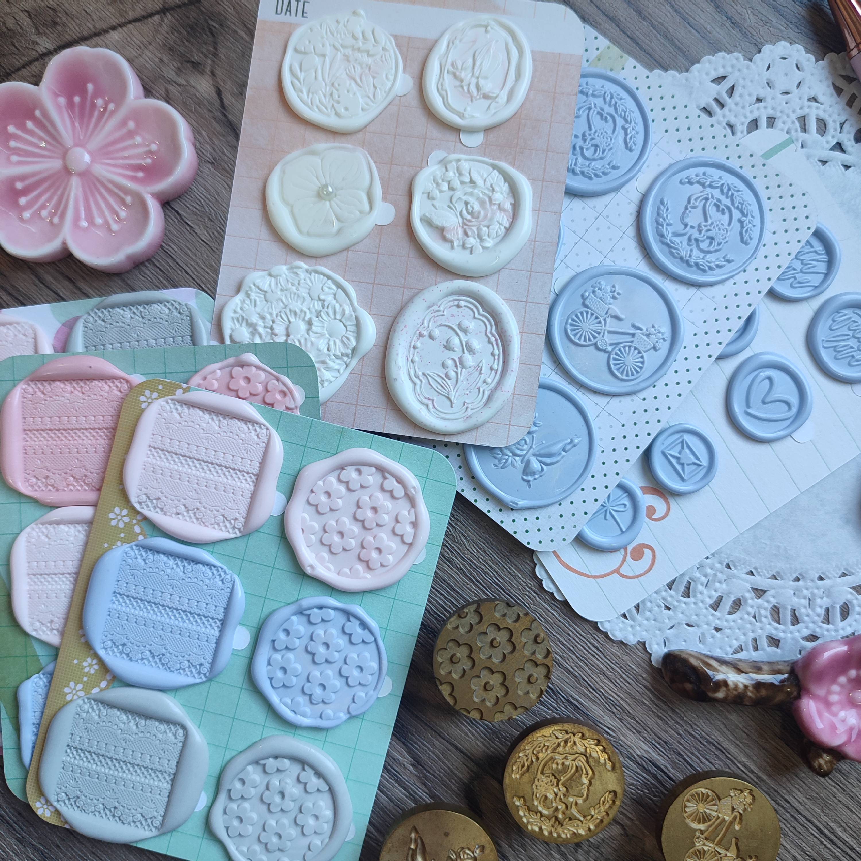 Pre-made Wax Seals Pastel Collection Set 11