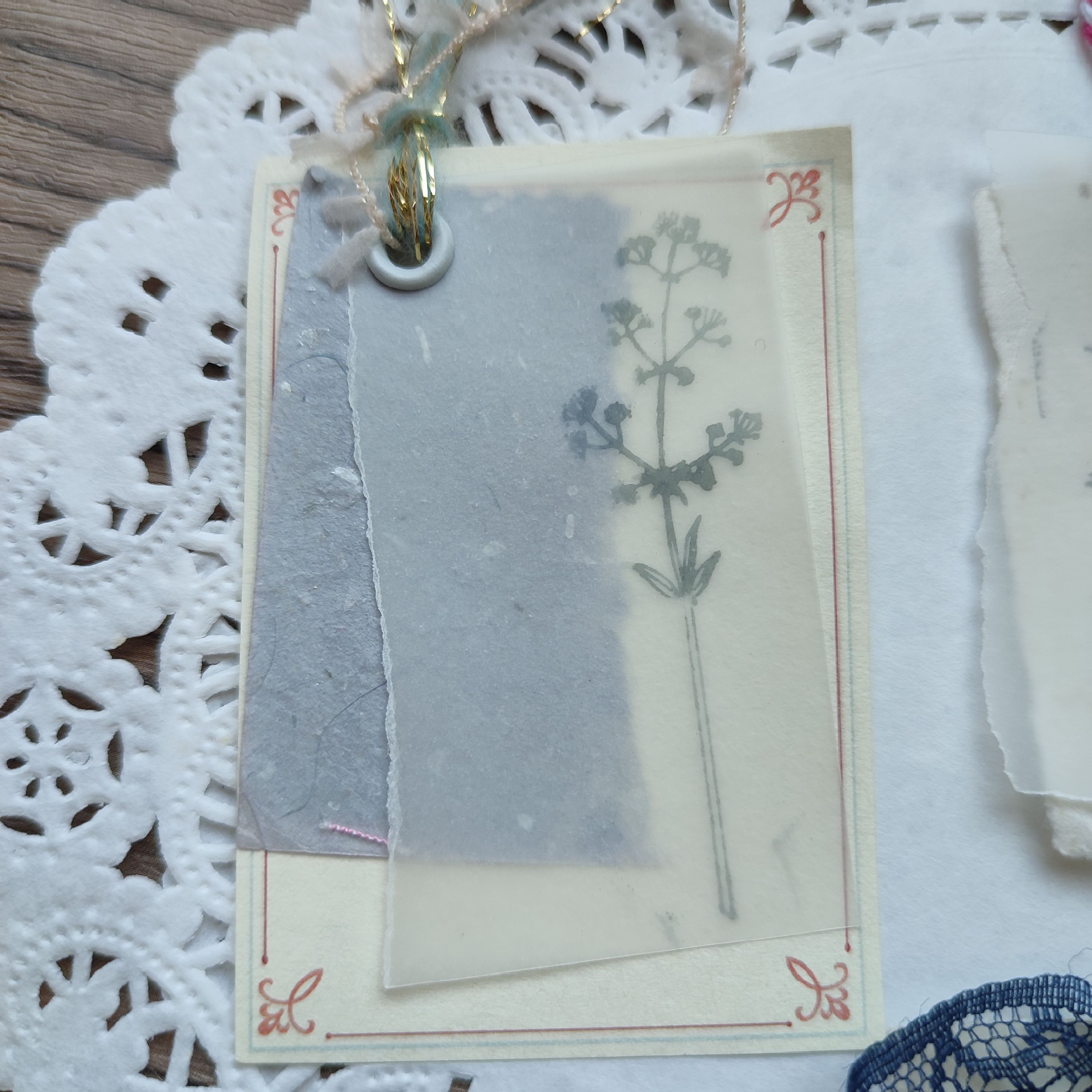 Vintage Gift Tags for Junk Journaling Set 1