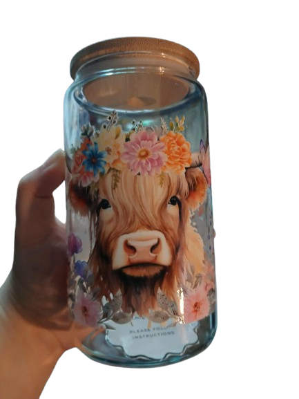 Cow With flower crown
