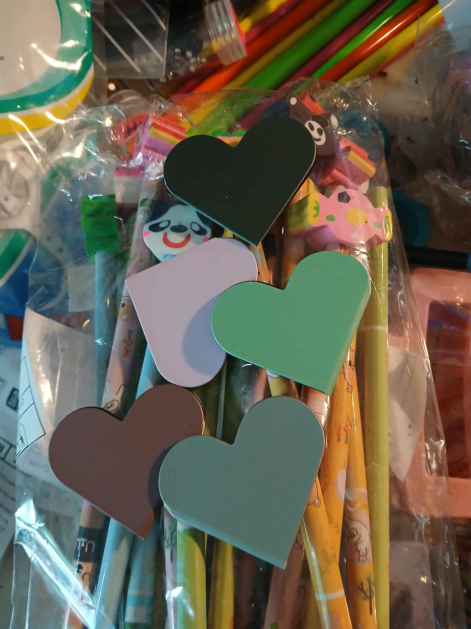 Heart Shaped Magnetic Bookmark