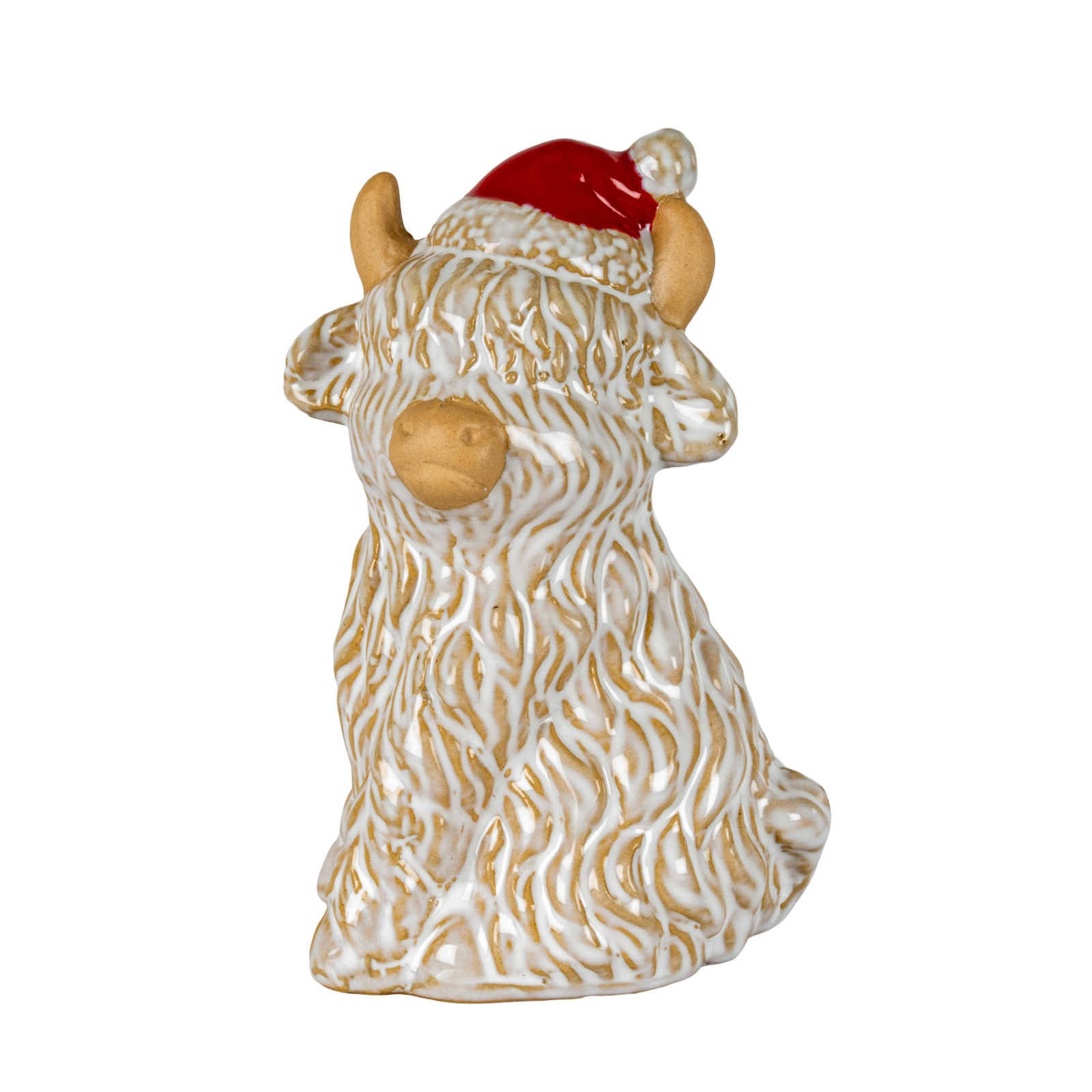 Merry Moo Highland Cow Ornament – Farmhouse Animal Décor
