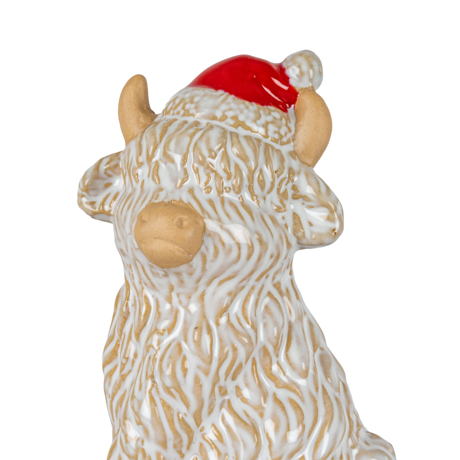 Merry Moo Highland Cow Ornament – Farmhouse Animal Décor