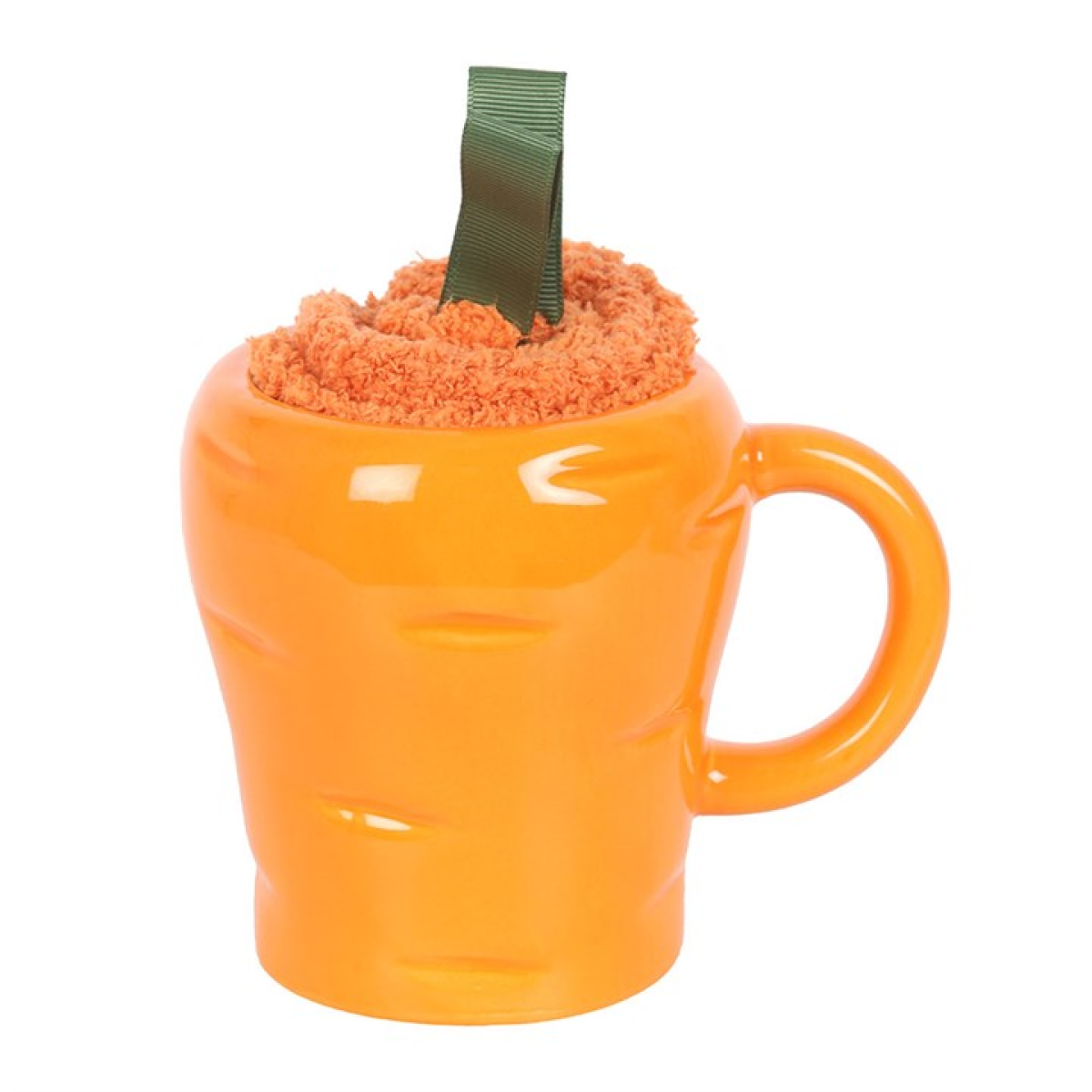 Carrot Mug & Socks Gift Set – Funny Gardener Present 400ml
