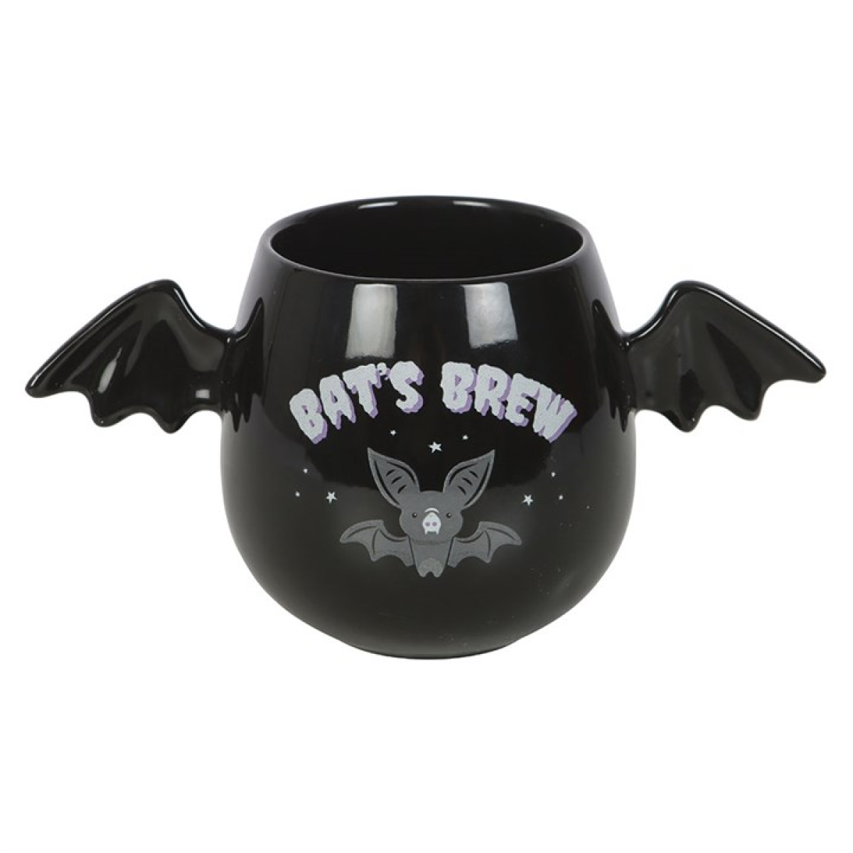 Bat Wing Ceramic Mug – Gothic Coffee Cup with Spooky Style