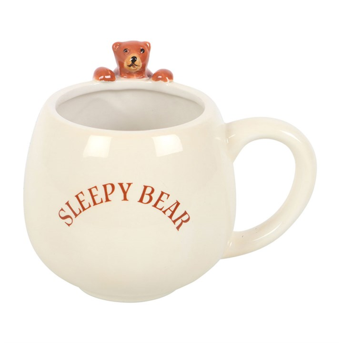 Sleepy Bear Mug 3D Ceramic Cup – Cute Animal Coffee Mug
