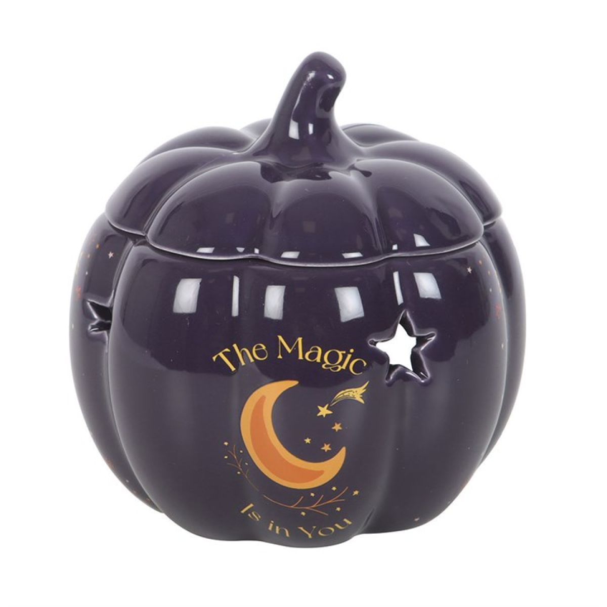 Midnight Pumpkin Oil Burner – Celestial Wax Melt Diffuser