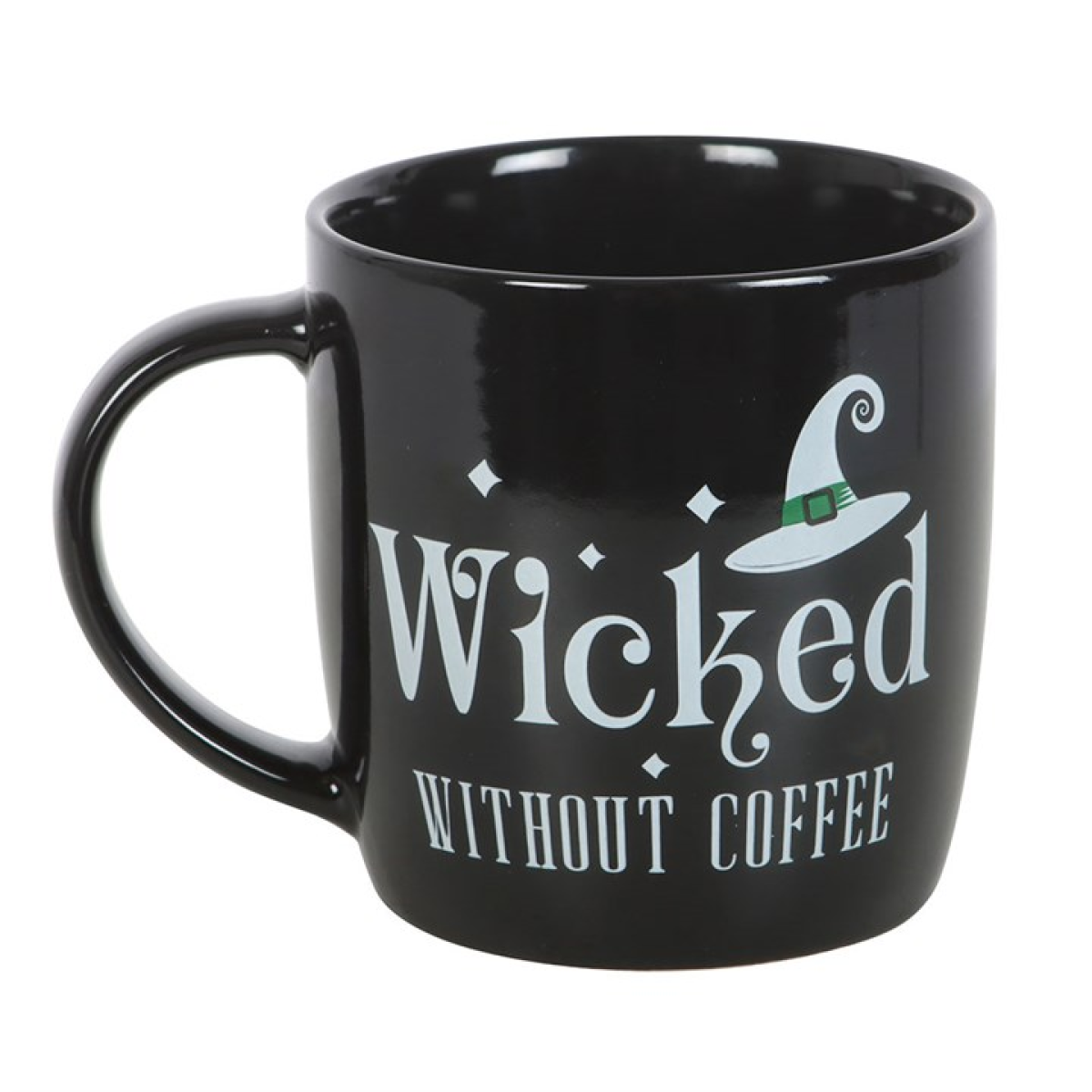 Wicked Without Coffee Witch Mug 340ml – Halloween Coffee Cup