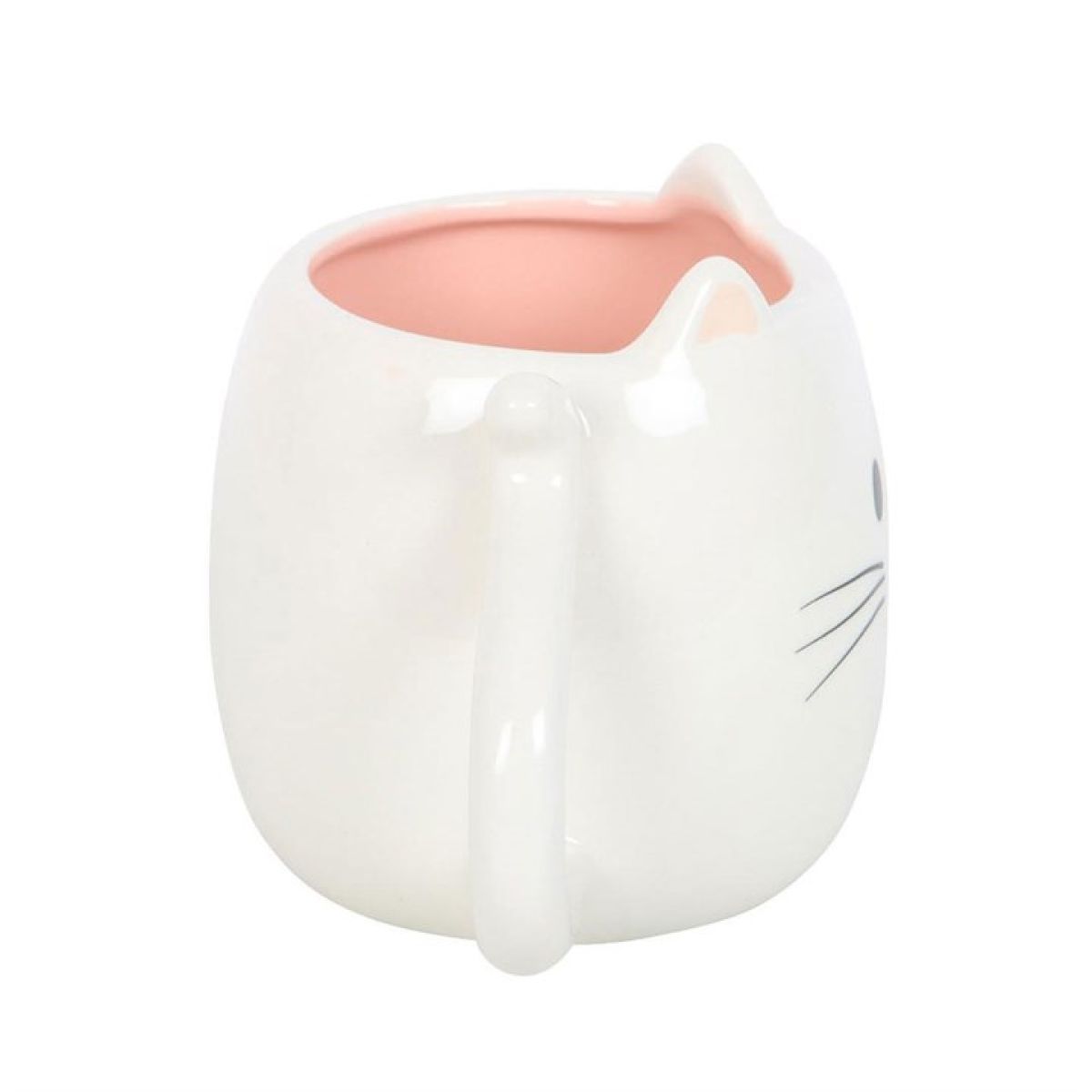 Cute Ceramic Cat Face Shaped Coffee Mug 500ml