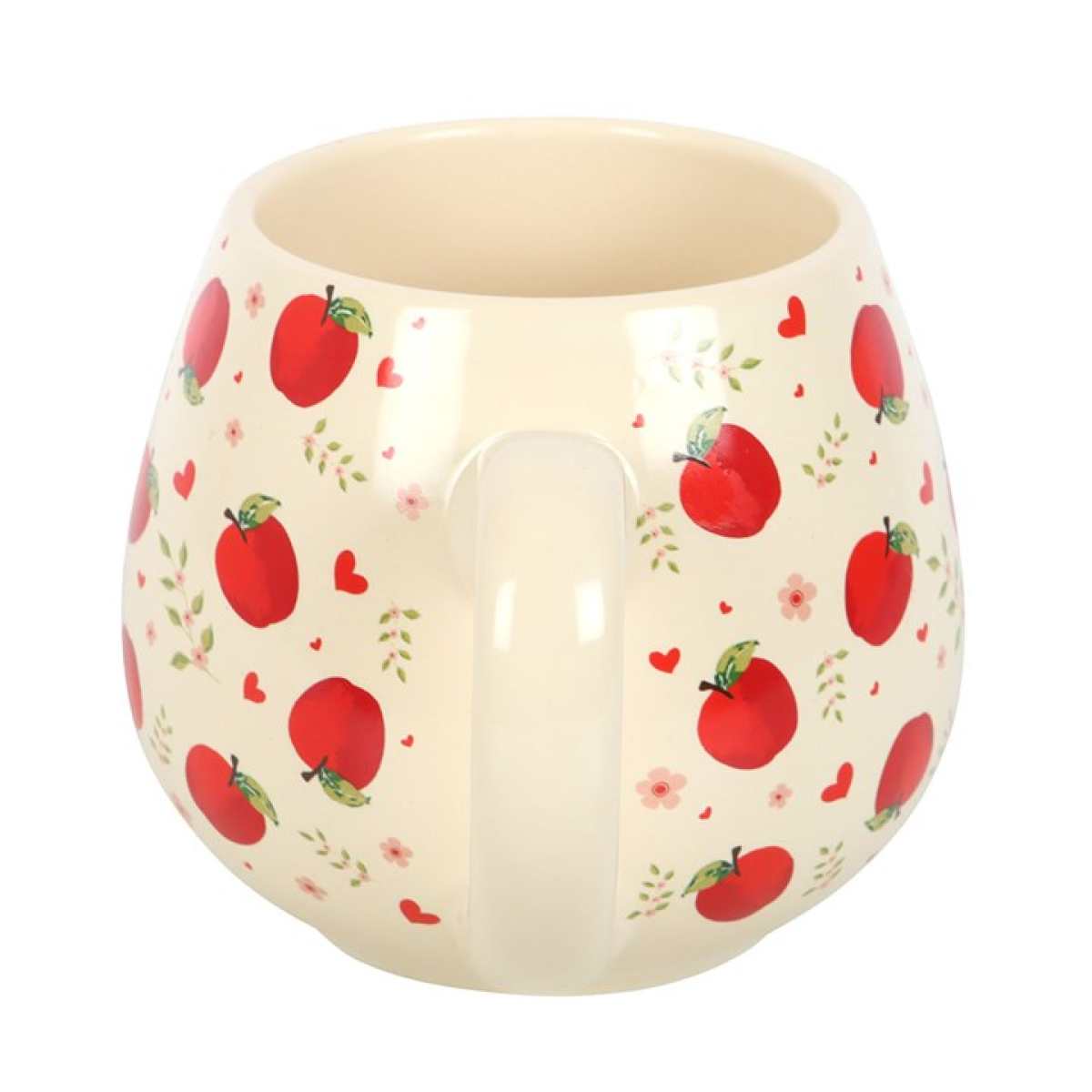 Apple Print Mug 550ml – Ceramic Cottagecore Coffee Cup