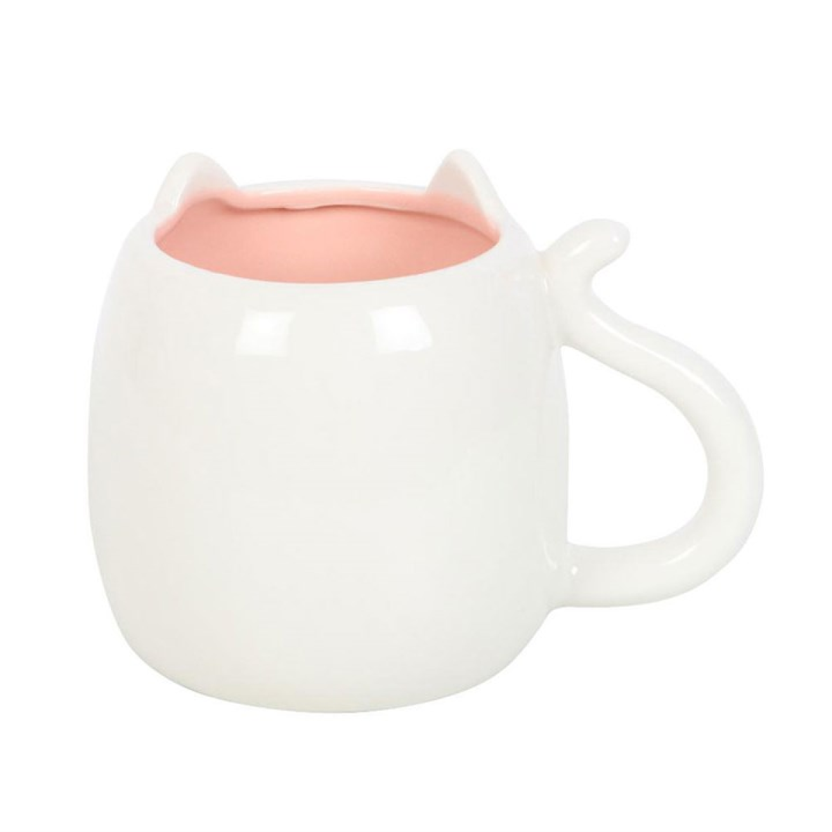 Cute Ceramic Cat Face Shaped Coffee Mug 500ml