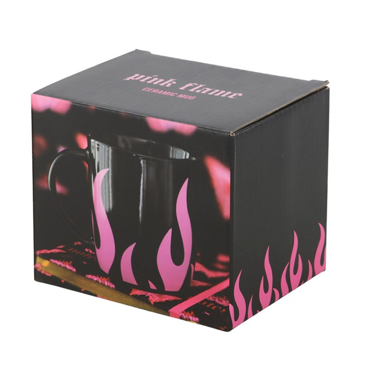 Pink Flame Mug – Stylish Ceramic Coffee & Tea Cup for Bright, Fun Mornings