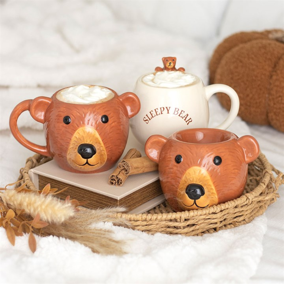 Bear Oil Burner Ceramic – Cute Wax Melt & Tealight Diffuser