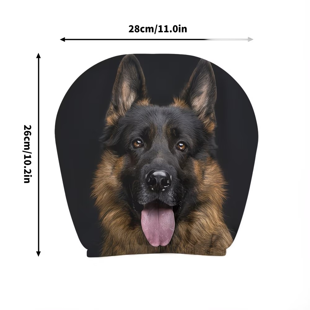 German Shepherd Headrest Covers – Universal Car Seat Decor