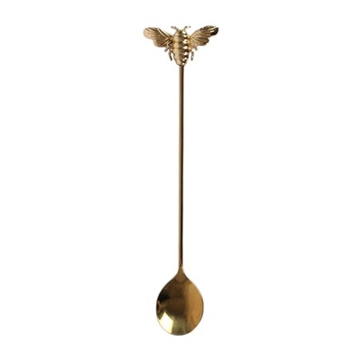 Beehive Mug 500ml with Gold Bee Spoon – Ceramic Bumblebee Gift