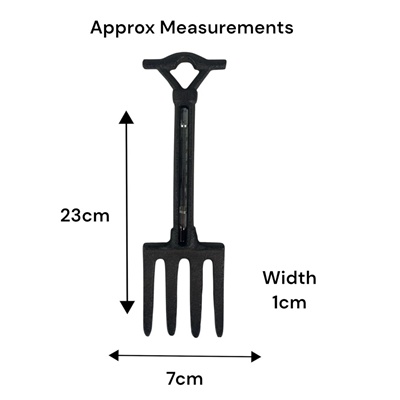 Cast Iron Garden Fork Thermometer – Rustic Outdoor Décor