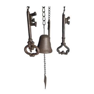 Cast Iron Key Wind Chime – Garden Hanging Decoration & Gift