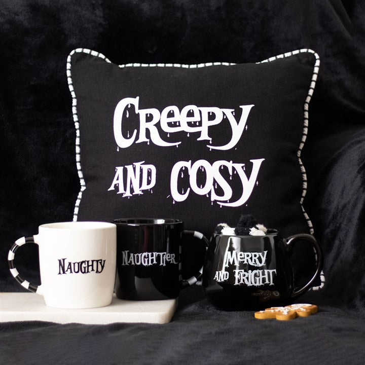 Merry & Fright Mug and Socks Set – Spooky Christmas Gift