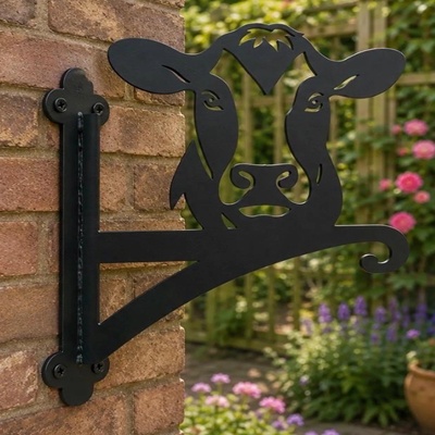 Dairy Cow Face Ornamental Hanging Bracket