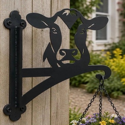 Dairy Cow Face Ornamental Hanging Bracket