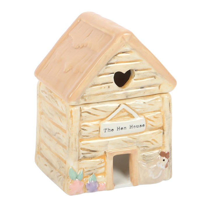 Hen House Oil Burner – Ceramic Farmhouse Wax Melt Diffuser