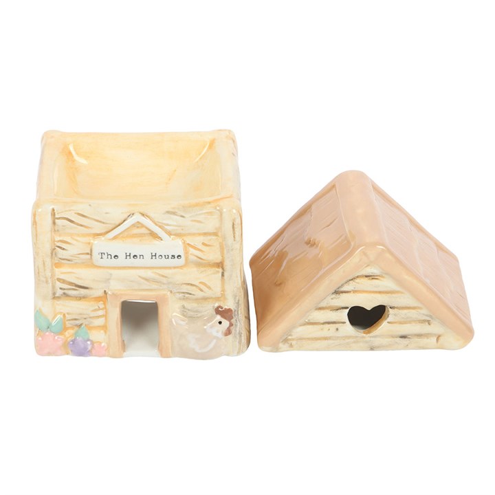 Hen House Oil Burner – Ceramic Farmhouse Wax Melt Diffuser