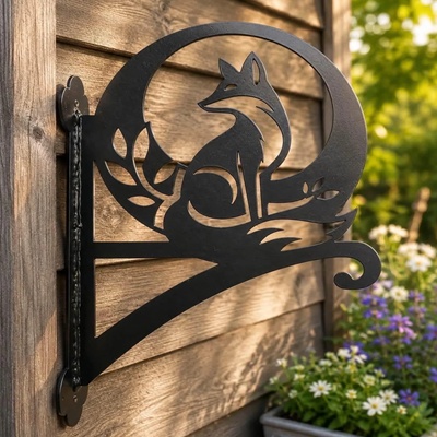 Fox Ornamental Hanging Bracket