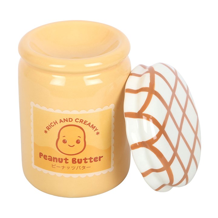 Peanut Butter Jar Oil Burner – Cute Ceramic Wax Melt Warmer
