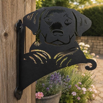 Labrador Face Ornamental Hanging Bracket