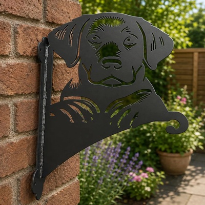 Labrador Face Ornamental Hanging Bracket