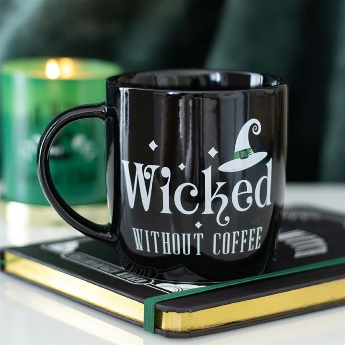 Wicked Without Coffee Witch Mug 340ml – Halloween Coffee Cup