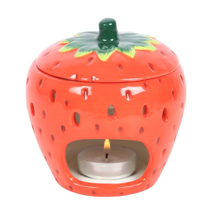 Strawberry Oil Burner Ceramic – Novelty Wax Melt Diffuser