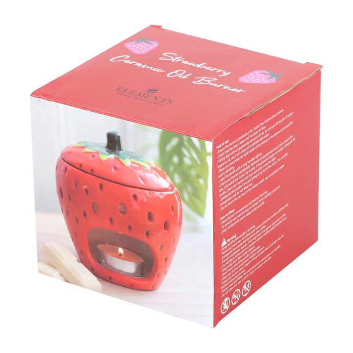 Strawberry Oil Burner Ceramic – Novelty Wax Melt Diffuser