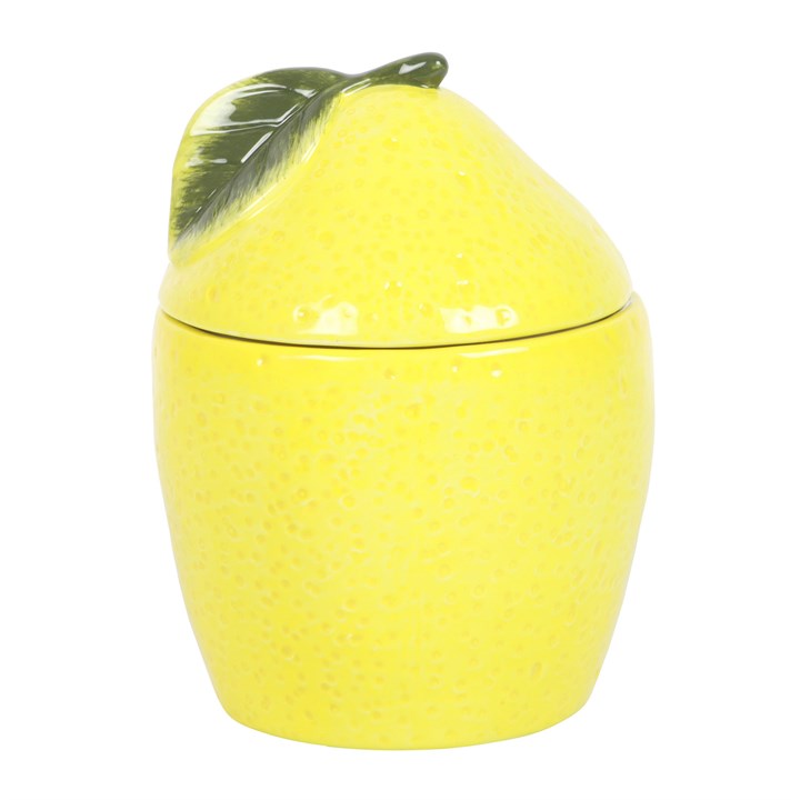 Lemon Oil Burner Ceramic – Novelty Wax Melt & Tealight Diffuser