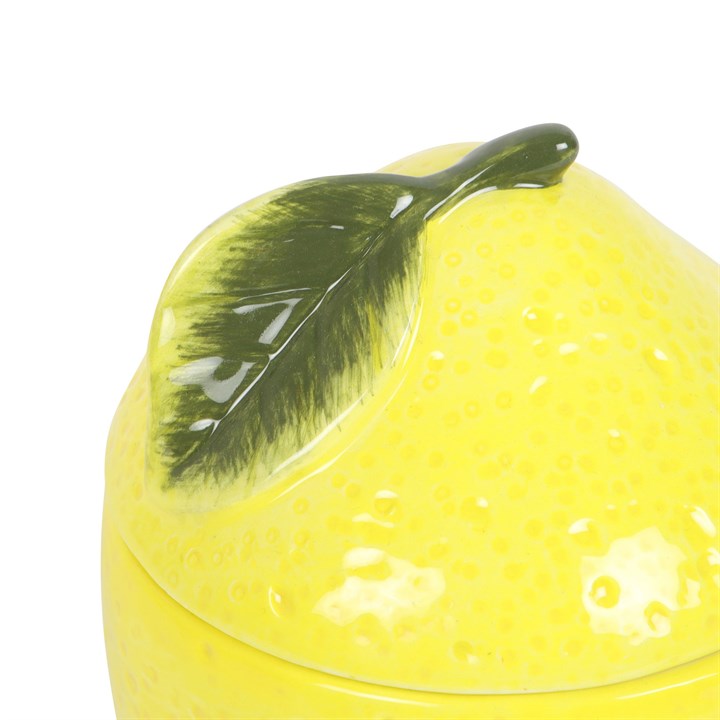Lemon Oil Burner Ceramic – Novelty Wax Melt & Tealight Diffuser