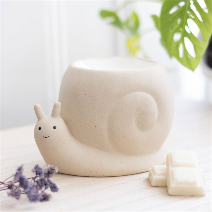 Snail Oil Burner Ceramic – Cute Wax Melt & Tealight Diffuser