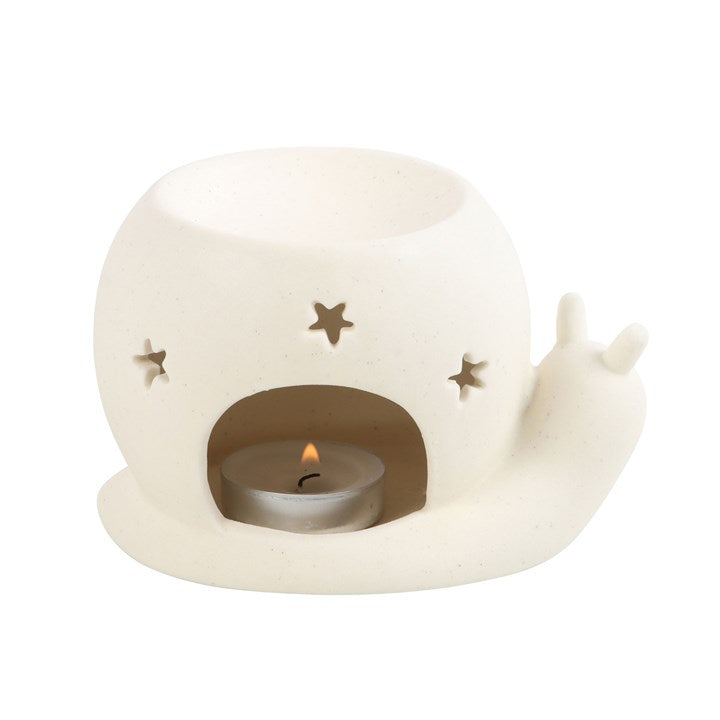 Snail Oil Burner Ceramic – Cute Wax Melt & Tealight Diffuser