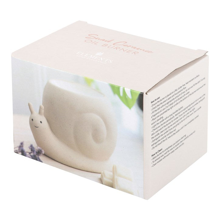 Snail Oil Burner Ceramic – Cute Wax Melt & Tealight Diffuser