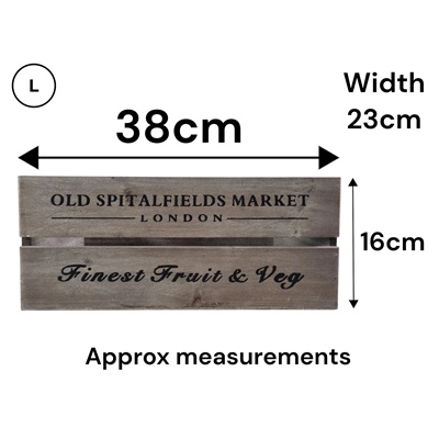 Large Old Spitalfields Market Storage Crate