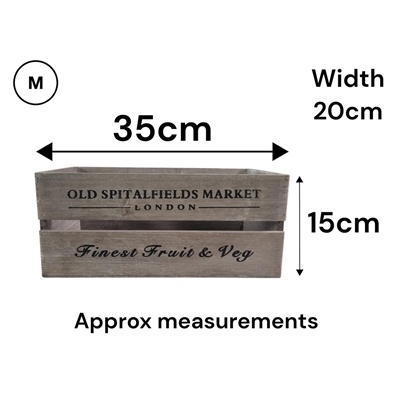 Medium Old Spitalfields Market Storage Crate