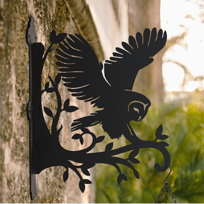 Owl Ornamental Hanging Bracket