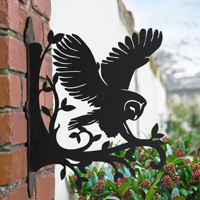 Owl Ornamental Hanging Bracket