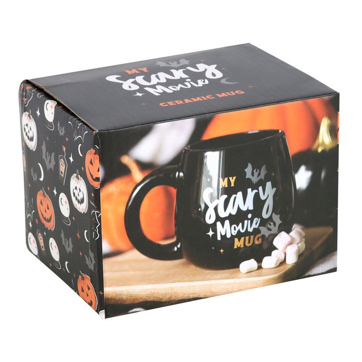 My Scary Movie Mug 490ml – Halloween Bat Coffee Cup