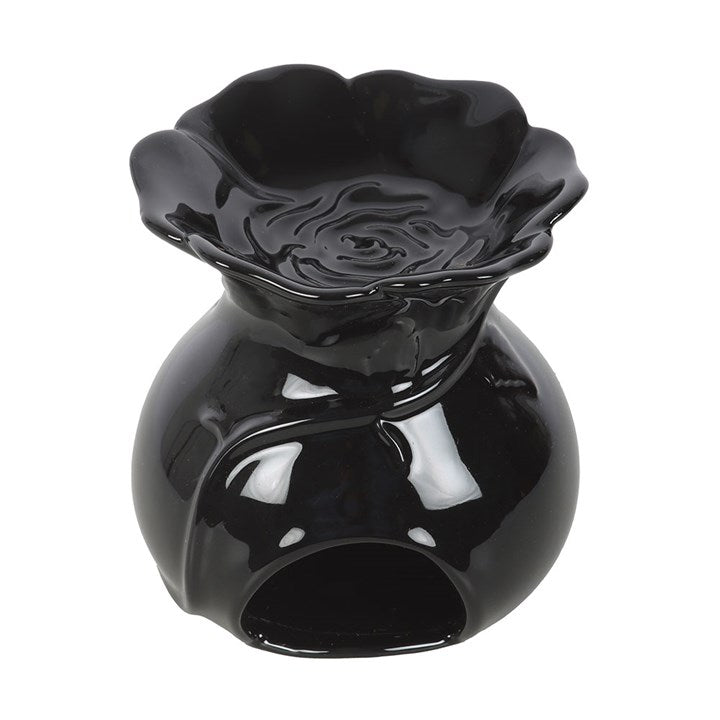 Dark Rose Oil Burner – Ceramic Gothic Wax Melt Diffuser
