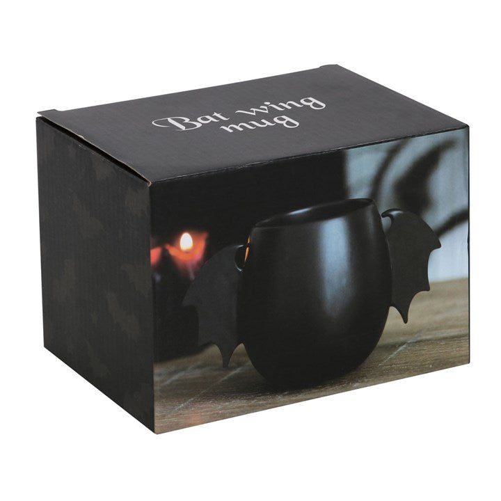Black Gothic Bat Wing Mug 500ml