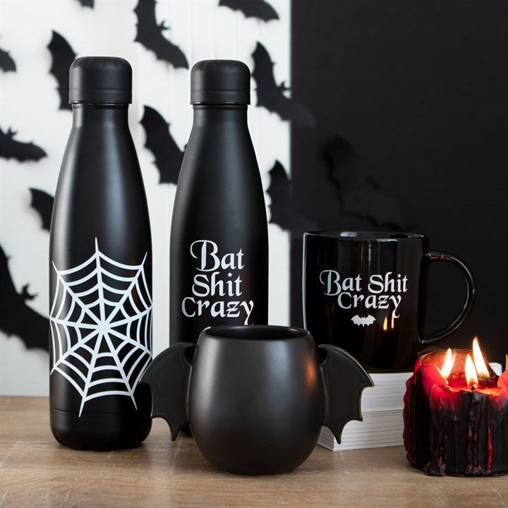 Black Gothic Bat Wing Mug 500ml