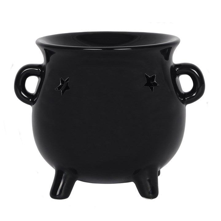 Black Cauldron Oil Burner – Star Cut Wax Melt Warmer
