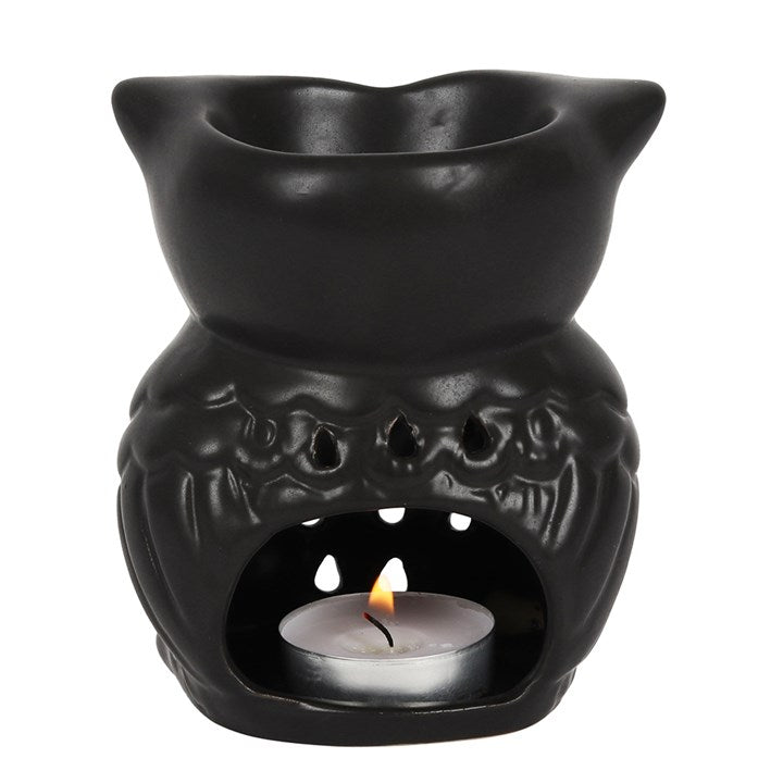 Black Owl Oil Burner – Ceramic Wax Melt & Tealight Diffuser