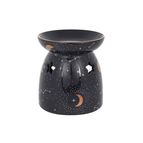 Purple Constellation Oil Burner – Gold Star Design for Wax Melts & Oils