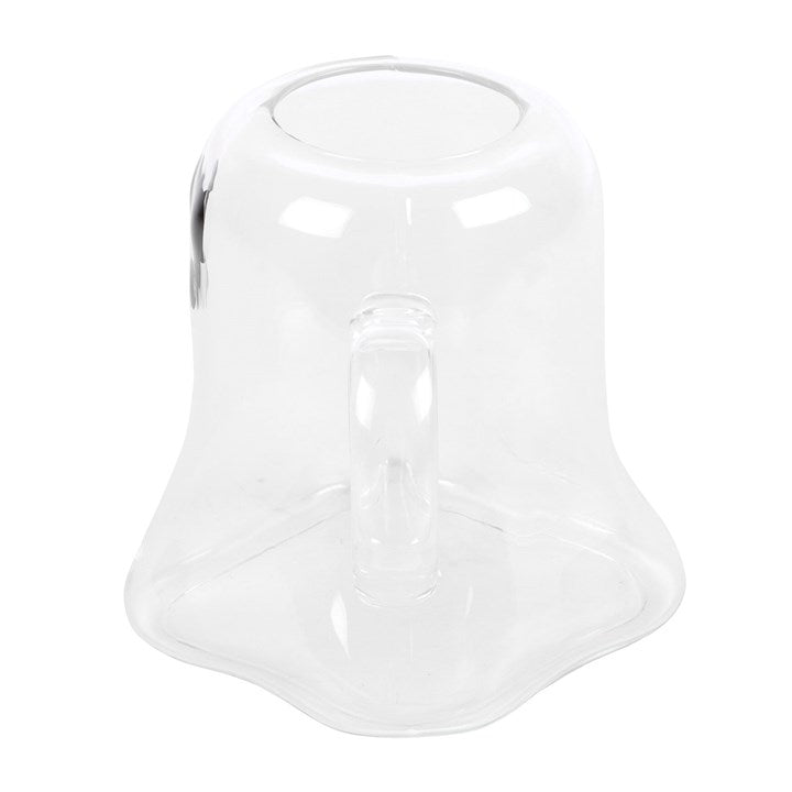 Ghost Glass Mug 600ml – Cute Halloween Coffee Cup